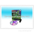 Pull line Flying saucer with lights,kids plastic toy flying saucer,pull line toys,plastic Flying saucer,toxic free toy